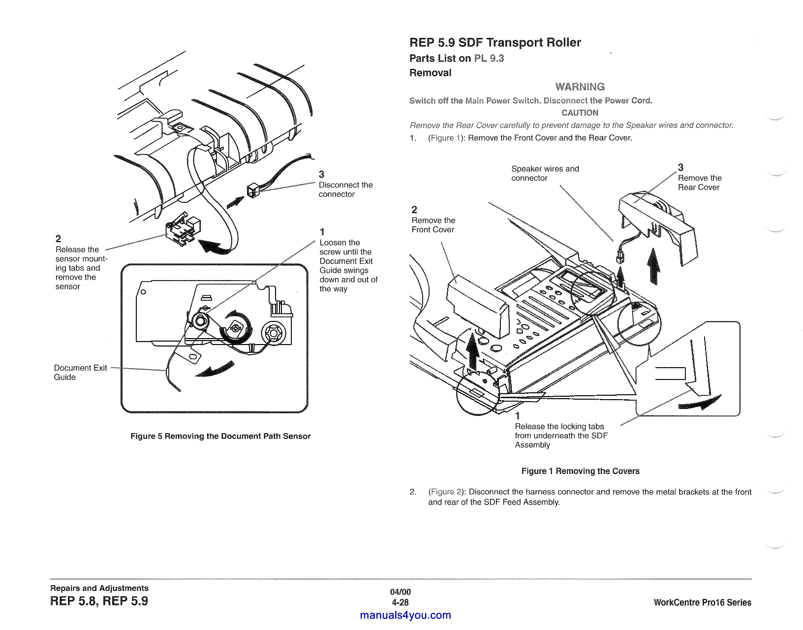 Xerox WorkCentre Pro-16fx 16p 215 Parts List and Service Manual-4